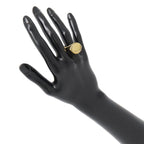 Bottega Veneta Ring O-bal Signet Silver Metal — view 4
