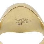 Bottega Veneta Ring O-bal Signet Silver Metal — view 8