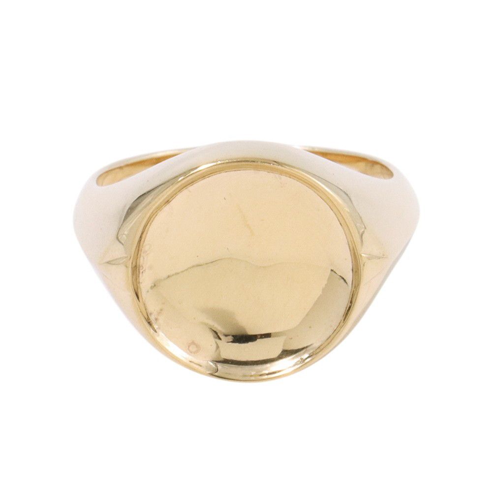 Bottega Veneta Ring O-bal Signet Silver Metal