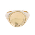 Bottega Veneta Ring O-bal Signet Silver Metal