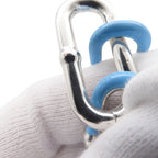 Bottega Veneta Bracelet Chain 925 Sterling Silver Light Blue Enamel — view 5