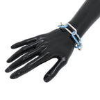 Bottega Veneta Bracelet Chain 925 Sterling Silver Light Blue Enamel — view 3