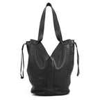 Saint Laurent Sao Paulo Lampari Tote Bo Bagca Leather Paris Black