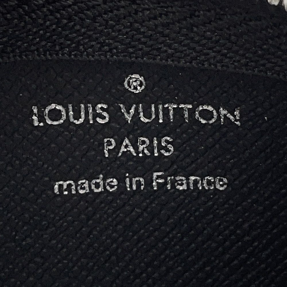 Louis Vuitton Coin Case Damier Graphite Pochette Cles Black — view 9