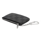Louis Vuitton Coin Case Damier Graphite Pochette Cles Black — view 2