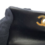 Chanel Chain Shoulder Bag Quilted CC Logo Mini Black — view 9