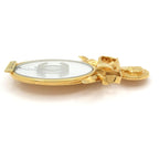Chanel Brooch Gold Silver Mirror — view 5