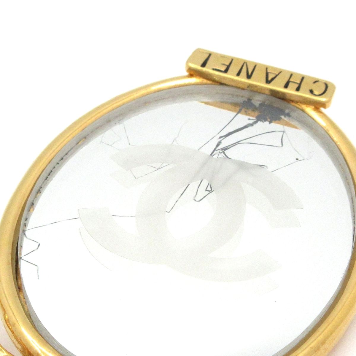 Chanel Brooch Gold Silver Mirror — view 4