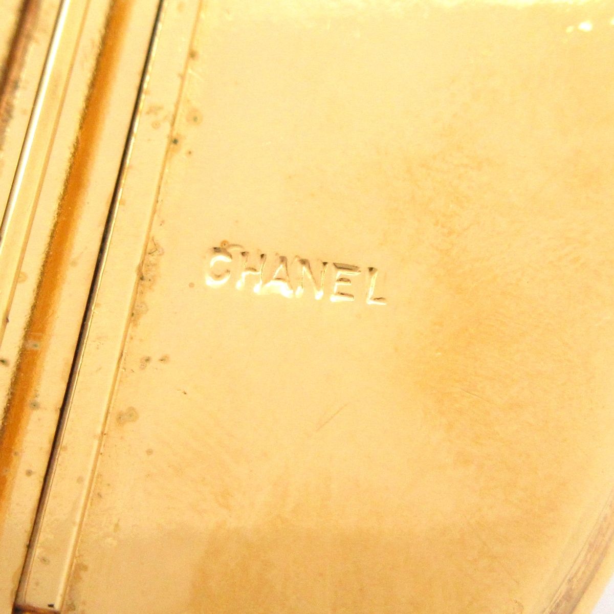 Chanel Brooch Gold Silver Mirror — view 3