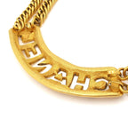 Chanel Choker Gold Double Chain Necklace — view 3