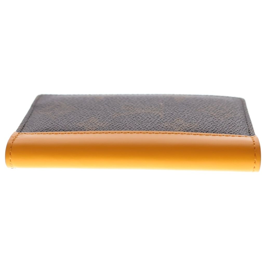 Louis Vuitton Monogram Macassar gunizer shu Card Case Brown Yellow — view 5