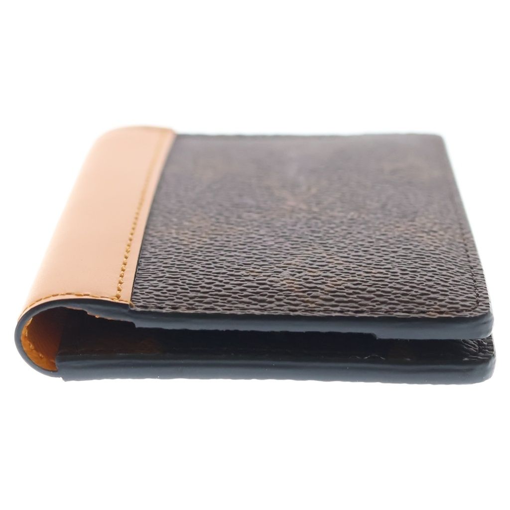 Louis Vuitton Monogram Macassar gunizer shu Card Case Brown Yellow — view 3