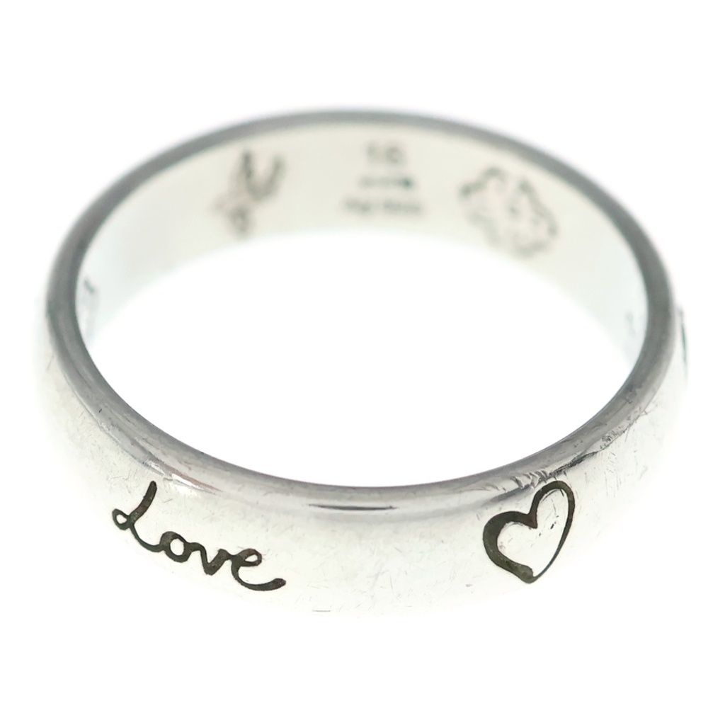 Gucci Blind for Love line Lovering Ring Silver — view 3
