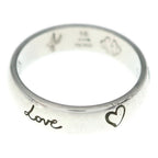 Gucci Blind for Love line Lovering Ring Silver — view 3