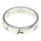 Gucci Blind for Love line Lovering Ring Silver
