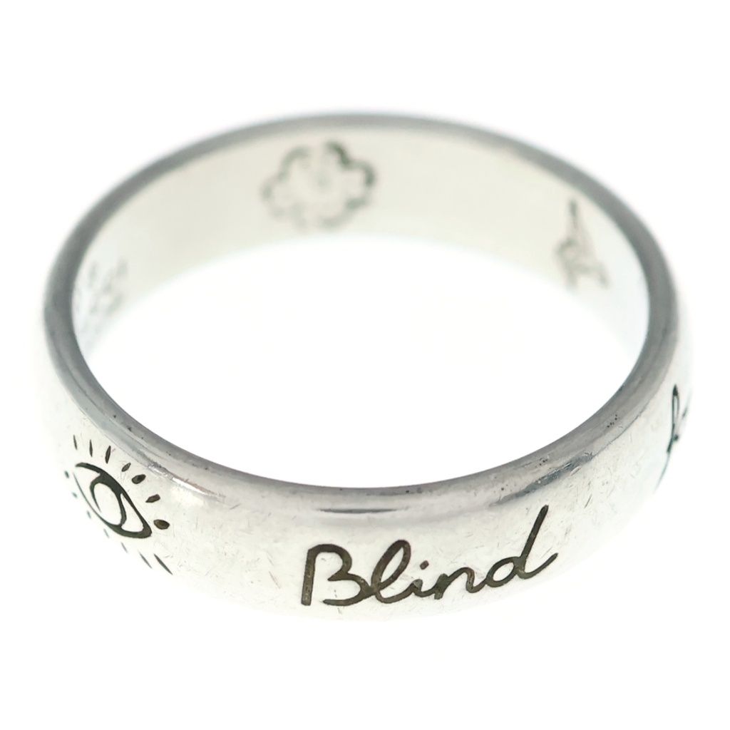Gucci Blind for Love line Lovering Ring Silver — view 4