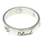 Gucci Blind for Love line Lovering Ring Silver — view 4