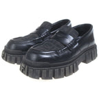 Fendi Zucca Pattern Loafers Black — view 2