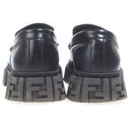 Fendi Zucca Pattern Loafers Black — view 3