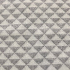 Prada Symbol Reversible Scarf Riba Sible Triangle Logo Shawl Gray — view 2