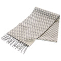 Prada Symbol Reversible Scarf Riba Sible Triangle Logo Shawl Gray