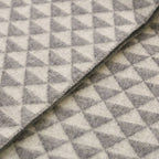Prada Symbol Reversible Scarf Riba Sible Triangle Logo Shawl Gray — view 6