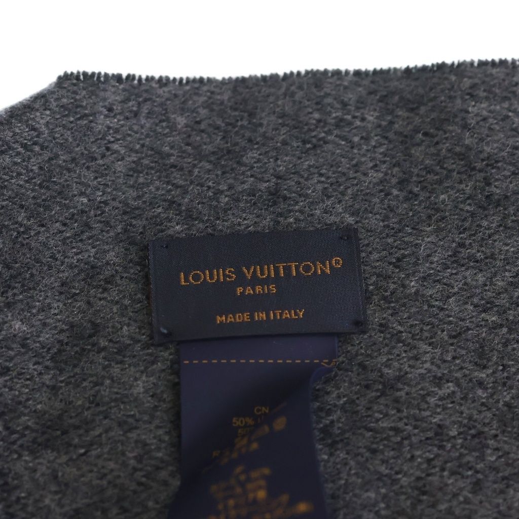 Louis Vuitton Echarpe Monogram Gradient Pretend scarf Shawl Black — view 4