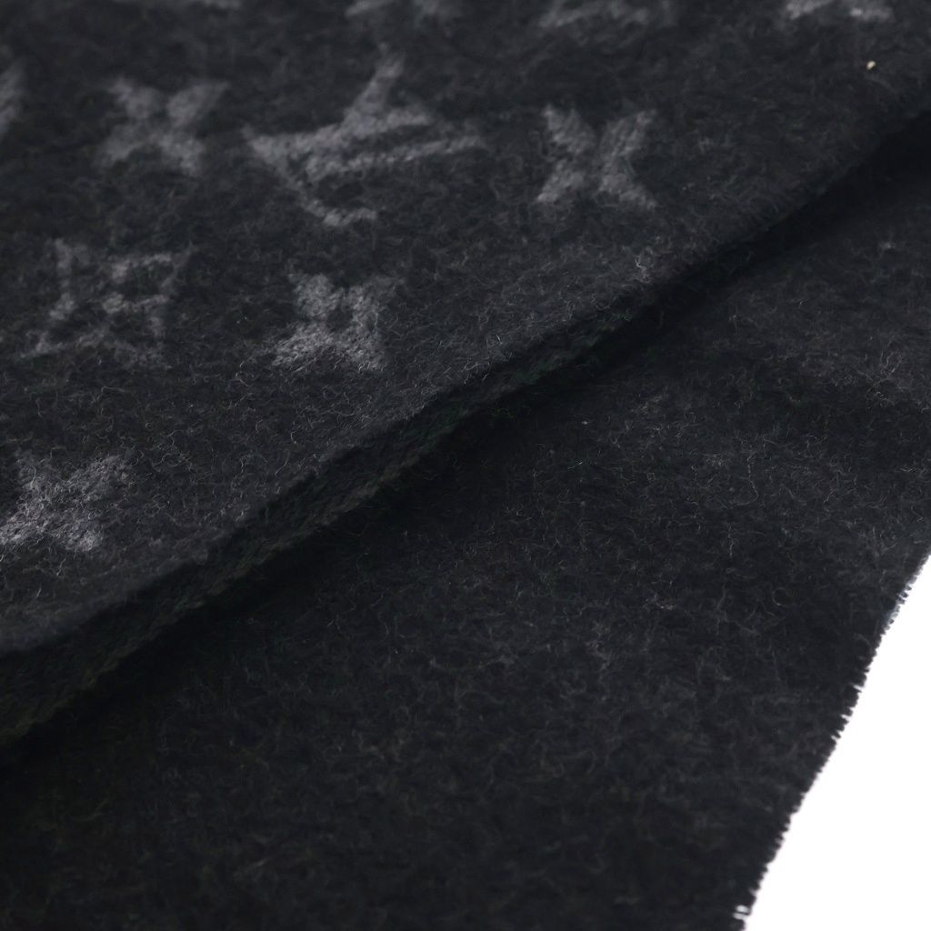 Louis Vuitton Echarpe Monogram Gradient Pretend scarf Shawl Black — view 6
