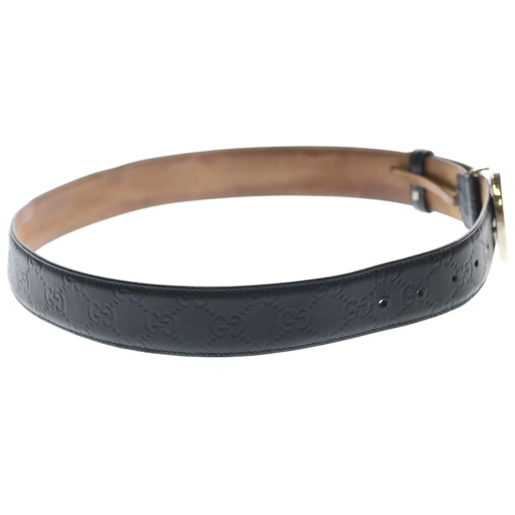 Gucci Interlocking Belt Black Leather — view 3
