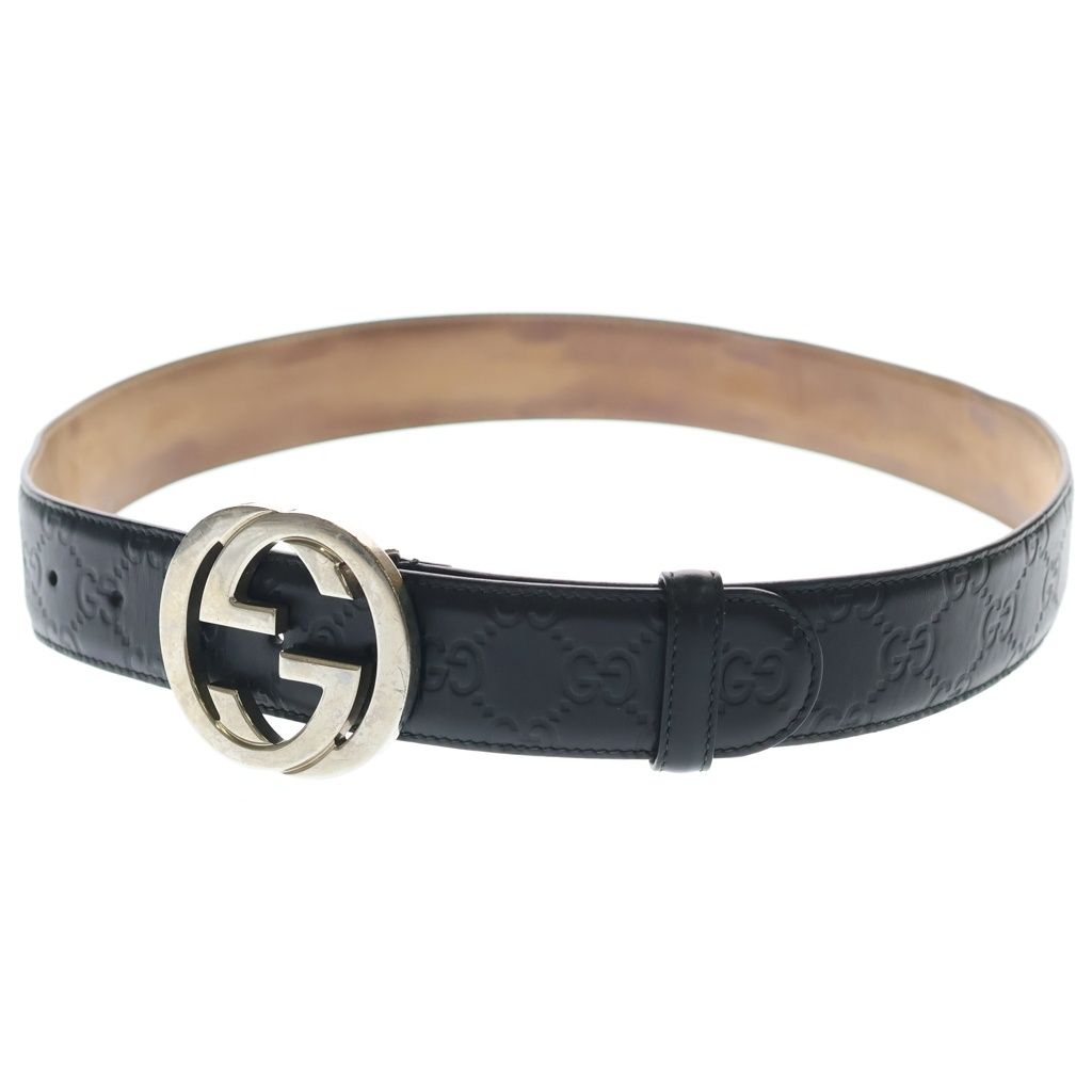 Gucci Interlocking Belt Black Leather