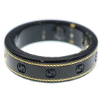 Gucci Oura Interlocking Sma ring Black — view 4