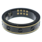 Gucci Oura Interlocking Sma ring Black — view 3