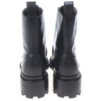 Hermes Leather Boots Black — view 3