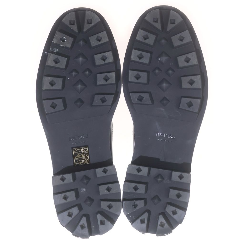 Hermes Leather Boots Black — view 5