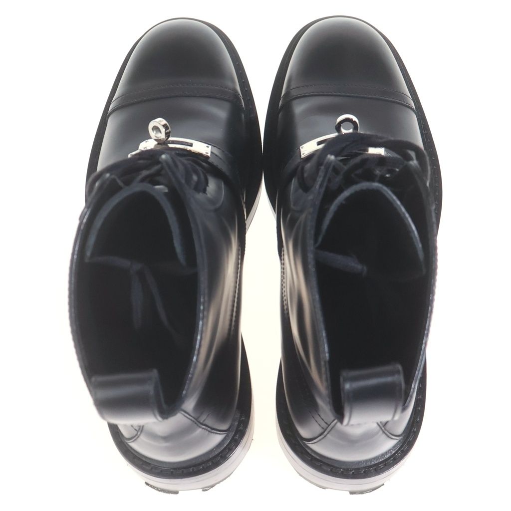 Hermes Leather Boots Black — view 4