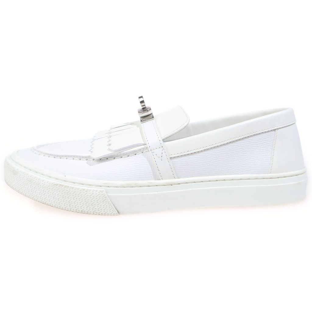 Hermes Kelly Pretend Pickpocket Leather Shu White 40 Heel