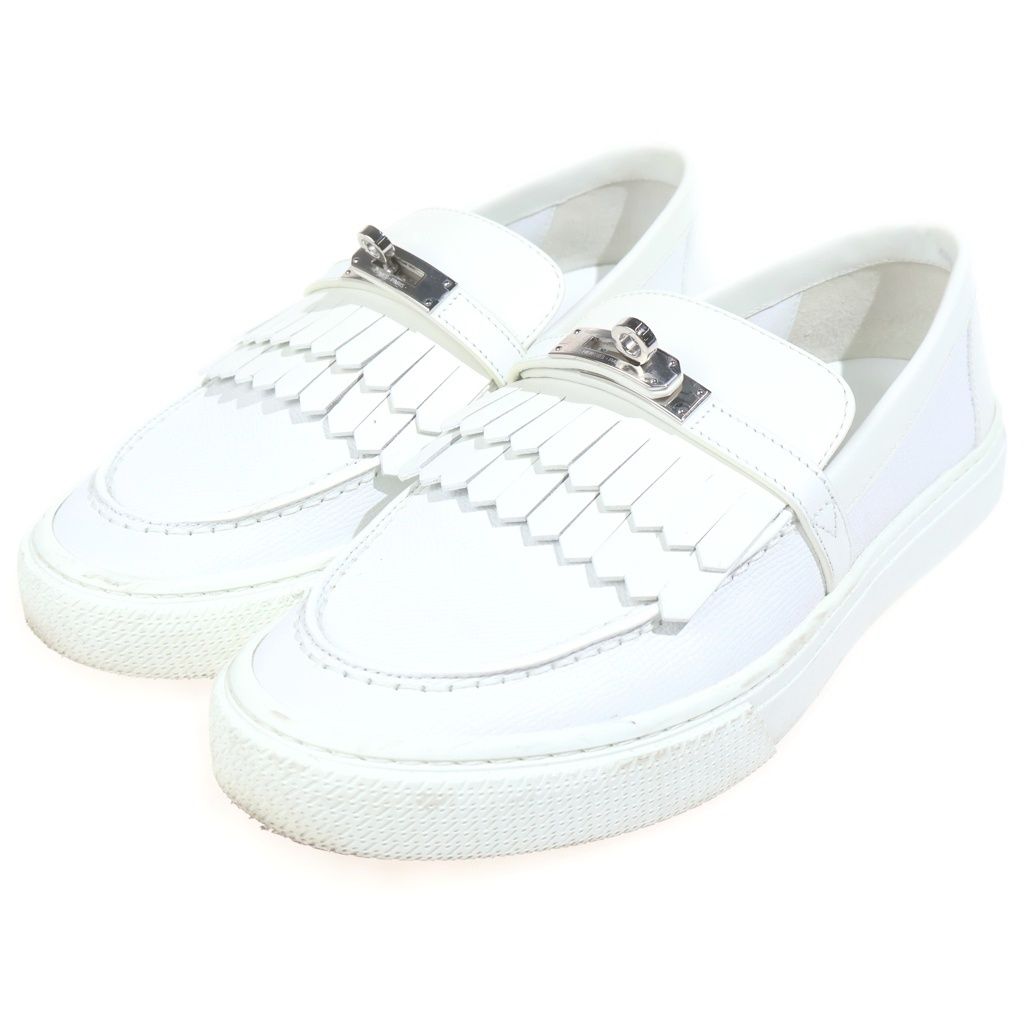 Hermes Kelly Pretend Pickpocket Leather Shu White 40 Heel — view 2