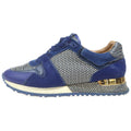 Louis Vuitton Pre Owned Leather Low Cut Sneakers Blue