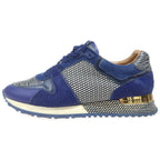 Louis Vuitton Pre Owned Leather Low Cut Sneakers Blue