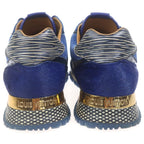 Louis Vuitton Pre Owned Leather Low Cut Sneakers Blue — view 3