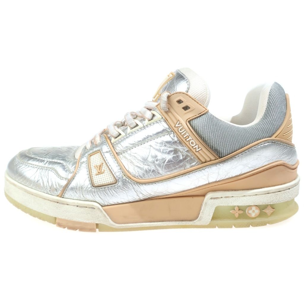 Louis Vuitton LV Line Low Cut Sneakers Shu Silver