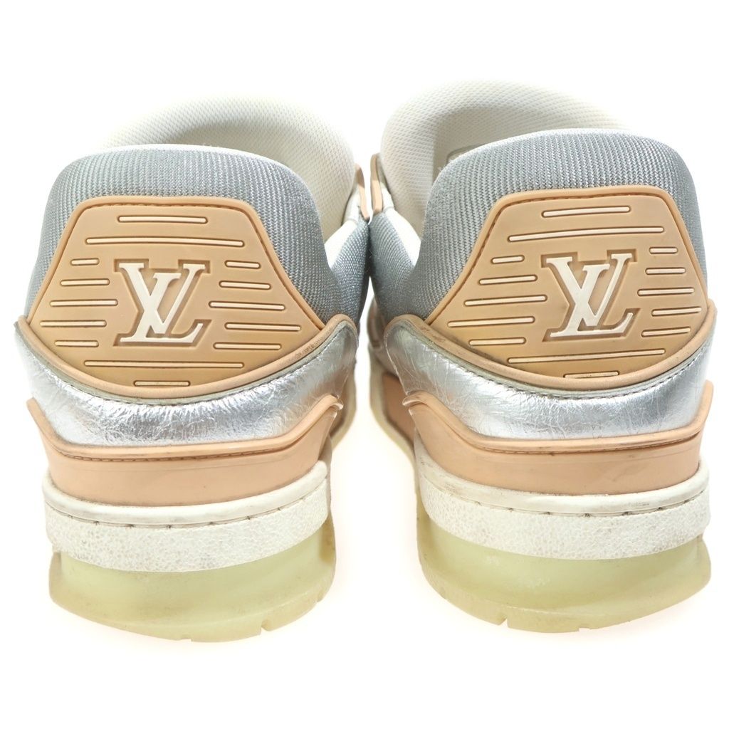 Louis Vuitton LV Line Low Cut Sneakers Shu Silver — view 3