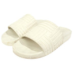 Bottega Veneta Slider Rubber Sandal Mule Sandals Shu White — view 2