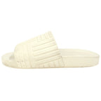 Bottega Veneta Slider Rubber Sandal Mule Sandals Shu White