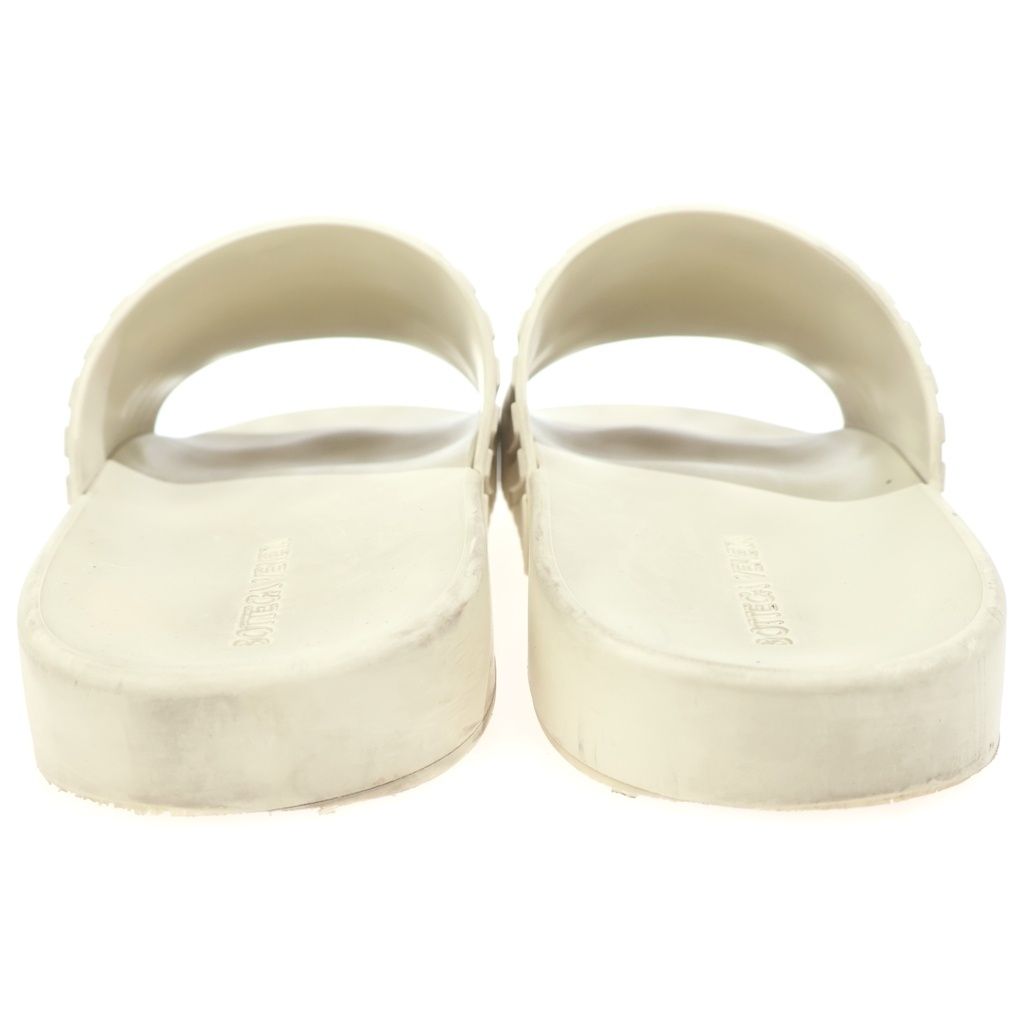 Bottega Veneta Slider Rubber Sandal Mule Sandals Shu White — view 3