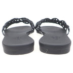 Hermes Chaine D'ancre Mule Sandals Black — view 3