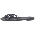 Hermes Chaine D'ancre Mule Sandals Black