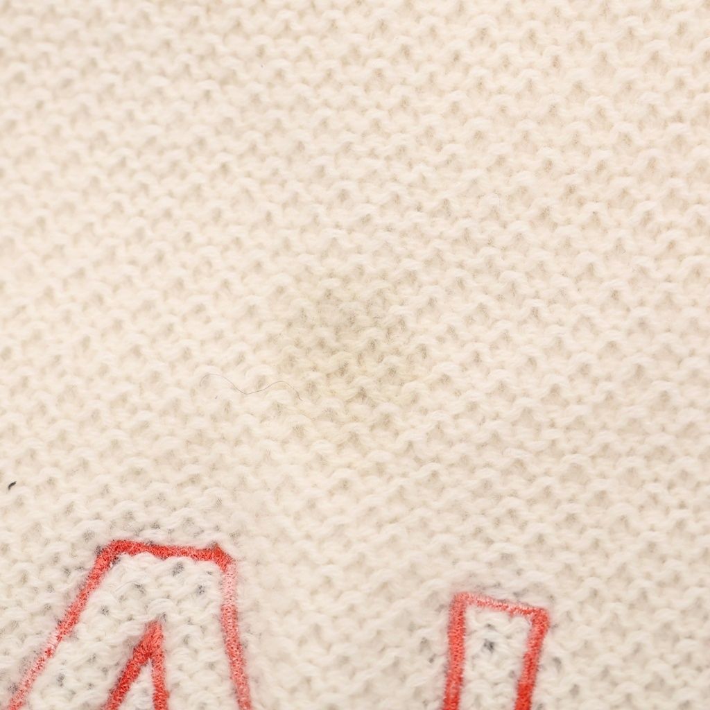 Chanel Logo Scarf White Cashmere — view 4