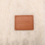 Loewe Scarf Anagram Patch White Mohair — view 5