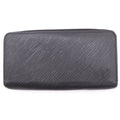 Louis Vuitton Epi Zippy Wallet Longwallet Black Pink Noir Silver